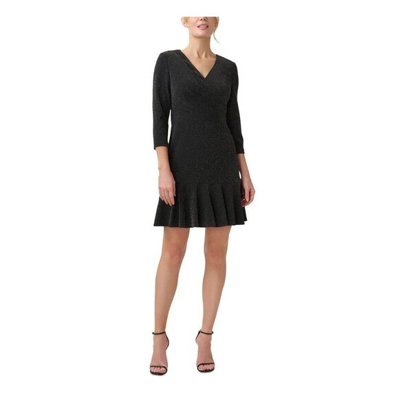Women's Jersey Short Dress 12 Black